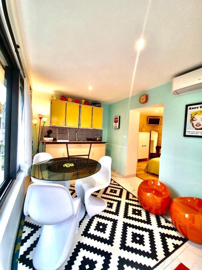 La Maison Pop Appartement Meuble Independant Avec Jardin Romans-sur-Isere Bagian luar foto