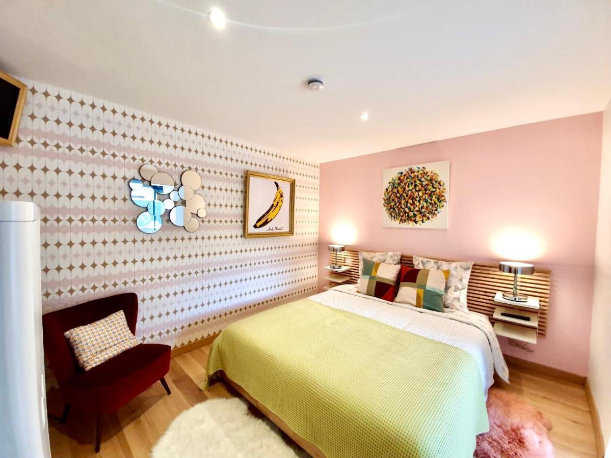 La Maison Pop Appartement Meuble Independant Avec Jardin Romans-sur-Isere Bagian luar foto