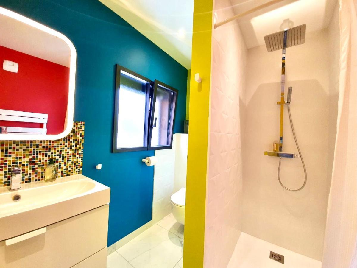 La Maison Pop Appartement Meuble Independant Avec Jardin Romans-sur-Isere Bagian luar foto
