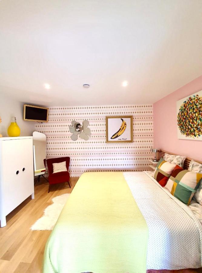 La Maison Pop Appartement Meuble Independant Avec Jardin Romans-sur-Isere Bagian luar foto