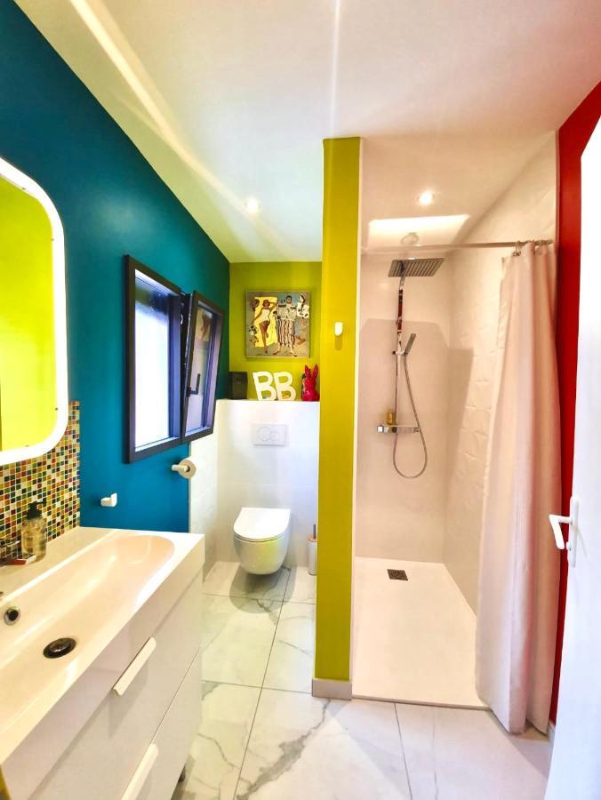 La Maison Pop Appartement Meuble Independant Avec Jardin Romans-sur-Isere Bagian luar foto